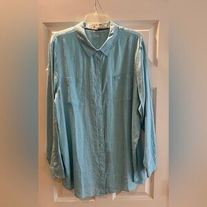 Boden Light Blue Linen Shirt